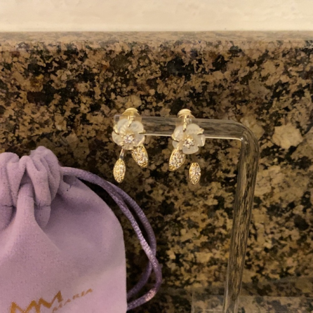 Melinda Maria Flower Stud Earrings